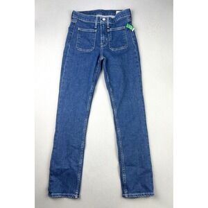 Gap Women's 26 2R Vintage Slim Dark‎ Wash Midrise Jeans Cute Pockets NEW NWT